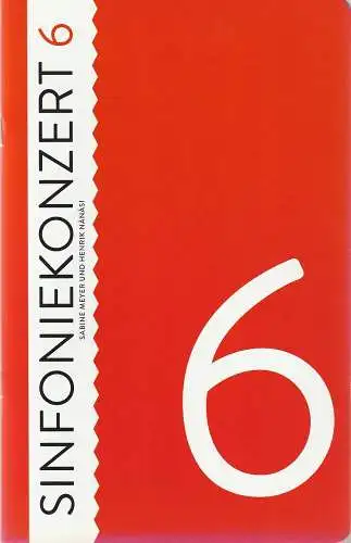 Komische Oper Berlin, Barrie Kosky, Ulrich Lenz: Programmheft SINFONIEKONZERT 6 SABINE MEYER UND HENRIK NANSI 18. April 2014 Spielzeit 2013 / 2014 (18). 