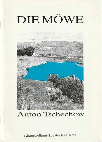 Theater Kiel, Bühnen der Landeshauptstadt Kiel, Dr. Volkmar Clauß, Rita Thiele: Programmheft Anton Tschechow DIE MÖWE Premiere 15. Januar 1988 Spielzeit 1987 / 88 (18). 