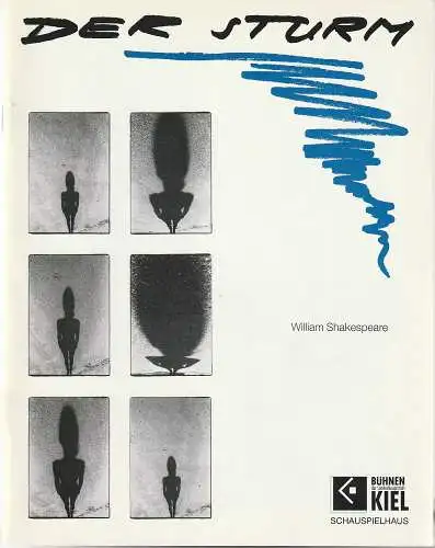 Bühnen der Landeshauptstadt Kiel, Peter Dannenberg, Walter Hollender, Wiebke Wiechell: Programmheft William Shakespeare DER STURM Premiere 28. November 1992 Schauspielhaus Kiel Spielzeit 1992 / 93 (18). 