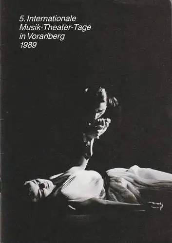 Paul Flieder, Ernst Rahofer, Bregenzer Festspiel- und Kongreßhausgesellschaft: Programmheft 5. Internationale Musik-Theater-Tage in Vorarlberg 1989 (18). 