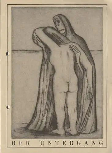 Gerhart-Hauptmann-Theater Görlitz/Zittau, Roman Silberstein, Wolfgang Wessig, Hansjörg Masch, Eva Stolba: Programmheft Walter Jens DER UNTERGANG Spielzeit 1986 / 87 (18). 