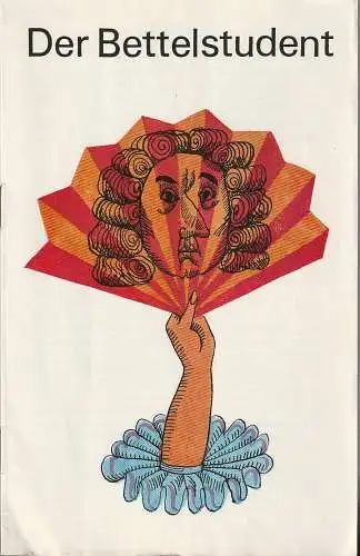 Metropol-Theater Hans Pitra, Kurt Damies, Gisela Röder, Gruppe 4: Programmheft Karl Millöcker DER BETTELSTUDENT Spielzeit 1967 / 68 (18). 