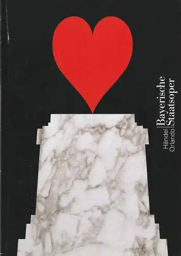 Bayerische Staatsoper, Peter Jonas, Ingrid Zellner, Marie von Baumbach, Rainer Karlitschek: Programmheft Georg Friedrich Händel ORLANDO Premiere 19. Mai 2006 Spielzeit 2005 / 2006 (18). 