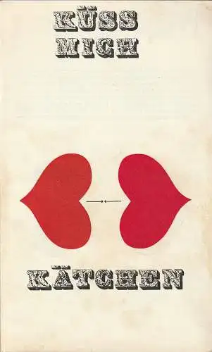 Städtische Theater Karl-Marx-Stadt, Gerhard Meyer, Volkmar Leimert, Ilona Langer: Programmheft Cole Porter KÜSS MICH, KÄTCHEN Premiere 7. Juni 1974 Spielzeit 1973 / 74   ( Kiss me, Kate ) (18). 