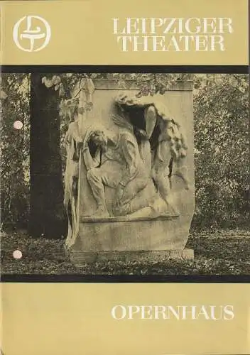 Leipziger Theater, Karl Kayser, Hans Michael Richter, Lothar Witttke,  Andreas Birkigt (Titelfoto): Programmheft Richard Wagner PARSIFAL Premiere 5. Dezember 1982 Opernhaus Spielzeit 1982 / 83 Heft 10 (18). 