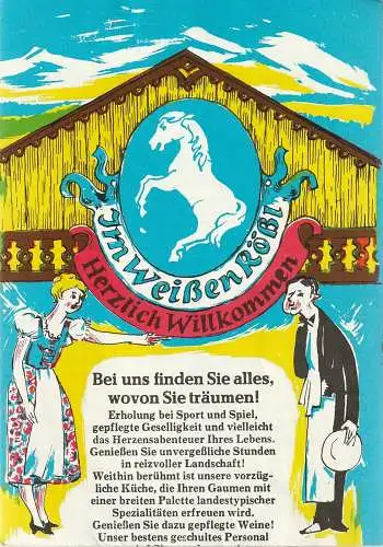Theater der Stadt Cottbus,Johannes Steurich, Jutta Maria Winkler, Susanne Hoy, Walter Böhm: Programmheft Ralph Benatzky IM WEIßEN RÖßL Premiere 26. März 1988 Spielzeit 1987 / 88 Heft 8 ( weissen Rössl ) (18). 