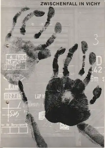 Landesbühne Niedersachsen Nord, Wilhelmshaven, Rudolf Stromberg, Ehrhard Reinicke, Karl-Heinz Buller: Programmheft Arthur Miller ZWISCHENFALL IN VICHY Spielzeit 1965 / 66 Heft 4 (18). 