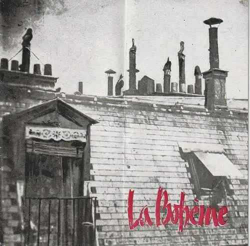 Theater der Stadt Cottbus, Ursula Fröhlich, Joachim Großkreutz, Walter Böhm: Programmheft Giacomo Puccini LA BOHEME Premiere 3. Mai 1975 Spielzeit 1974 / 75 Heft 11 (18). 