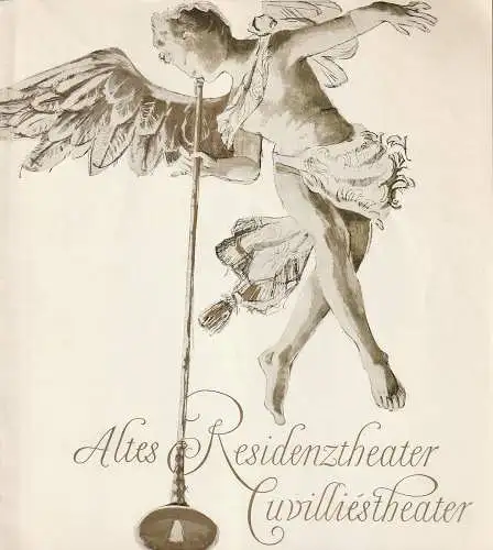 Bayerische Staatsoper Cuvilliestheater, Günther Rennert, Horst Goerges, Herbert List, G. Stadler-Seidlein: Programmheft Carl Orff ASTUTULI 17. August 1972 Münchner Festspiele 1972 Blätter der Bayerischen Staatsoper (18). 