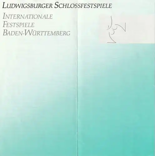 Ludwigsburger Schlossfestspiele: Programmheft LIEDERABEND PETER SCHREIER Ludwigsburg Theater im Forum 9. Mai 1989 Ludwigsburger Schlossfestspiele (18). 