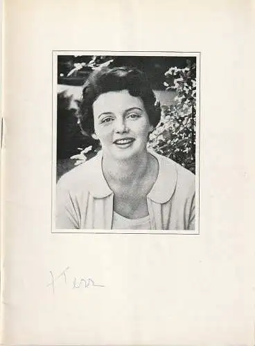 Thalia Theater, Walter Ruppel, Rosemarie Clausen ( Fotos ): Programmheft Jean Kerr MARY, MARY  ca. 1965 (18). 