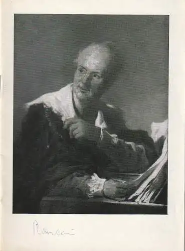Thalia Theater, Walter Ruppel, Rosemarie Clausen ( Fotos ): Programmheft Denis Diderot RAMEAUS NEFFE ca. 1965 (18). 