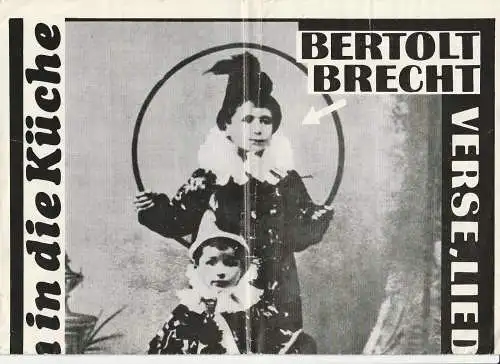 Theater der Stadt Cottbus, Johannes Steurich, Volkmar Weitze, Walter Böhm: Programmheft Bertolt Brecht EIN MOPS KAM IN DIE KÜCHE Spieljahr 1982 (18). 