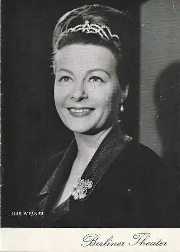 Berliner Theater, Hela Gerber, Günter v. Wyhl: Programmheft Uraufführung Josef Niessen DUELL UM AIMEE 28. April 1964 (18). 