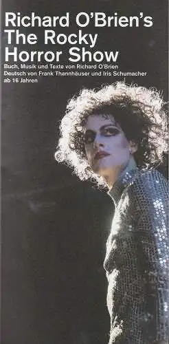 Theater Paderborn - Westfälische Kammerspiele, Katharina Kreuzhage, Daniel Thierjung, Kleon Medugorac, Tobias Kreft (Fotos ): Programmheft Richard O'Brien THE ROCKY HORROR SHOW Premiere 18. November 2022 Großes Haus (18). 