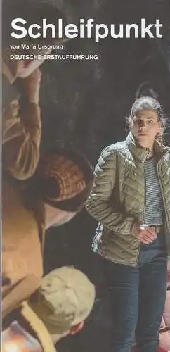 Theater Paderborn - Westfälische Kammerspiele, Katharina Kreuzhage, Ramona Wartelsteiner, Kleon Medugorac, Tobias Kreft (Fotos ): Programmheft Maria Ursprung SCHLEIFPUNKT Premiere 9. April 2022 Großes Haus (18). 