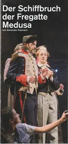Theater Paderborn - Westfälische Kammerspiele, Katharina Kreuzhage, Lena Kern, Kleon Medugorac, Meinschäfer (Fotos ): Programmheft Alexander Eisenach DER SCHIFFBRUCH DER FREGATTE MEDUSA Premiere 13. Januar 2024 Studio (18). 