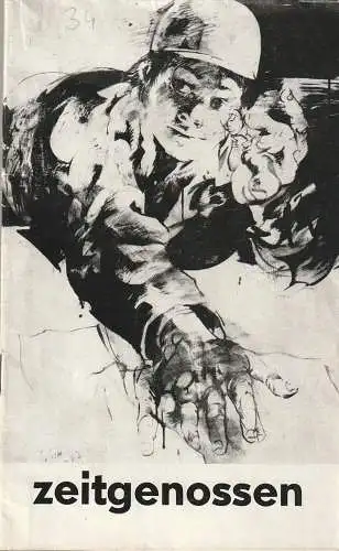 Städtische Bühnen Erfurt, Bodo Witte, Johannes Steurich, Regina Holland-Cunz: Programmheft Armin Stolper ZEITGENOSSEN Premiere 17. April 1971 Spielzeit 1971 Heft 17 (18). 