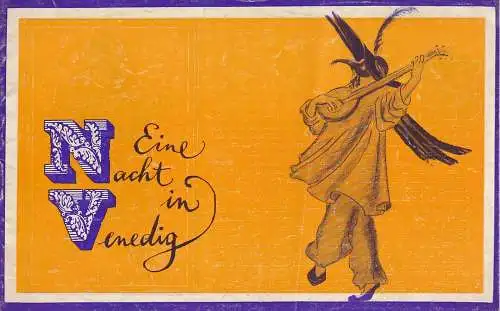 Städtische Bühnen Erfurt, Bodo Witte, Johannes Steurich, Eva Nehrdich-Lemke, Inge Laube, Regina Holland-Cunz: Programmheft Johann Strauß EINE NACHT IN VENEDIG Premiere 8. Dezember 1973 Spielzeit 1973 / 74 Heft 7 (18). 