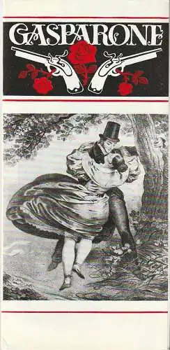 Städtische Bühnen Erfurt, Bodo Witte, Ursula Boock, Klaus-Dieter Fischer, Regina Holland-Cunz: Programmheft Carl Millöcker GASPARONE Premiere 23. Mai 1981 Spielzeit 1981 Heft 6 (18). 