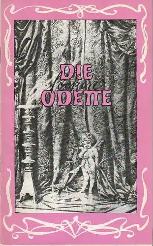 Städtische Bühnen Erfurt, Bodo Witte, Johannes Steurich, Eva Nehrdich-Lemke, Regina Holland-Cunz: Programmheft Jacques Offenbach DIE LOCKERE ODETTE Premiere 27. März 1971 Spielzeit 1970 / 71 Heft 16 (18). 
