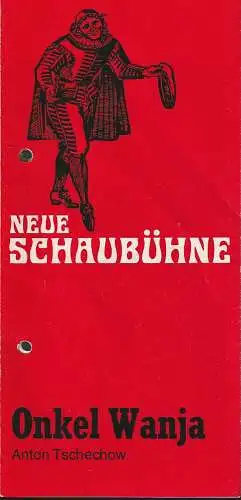 Neue Schaubühne, Günther Fuhrmann: Programmheft Anton Tschechow ONKEL WANJA Spielzeit 1975 / 76 Heft 2 (18). 