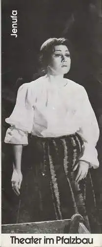 Theater im Pfalzbau, Rudolf Christian Sauser, Roswita Schwarz, Klaus Hoffmann, Gabriele Buri: Programmheft JANACEK-OPER BRÜNN Leos Janacek JENUFA 24. November 1988 (18). 