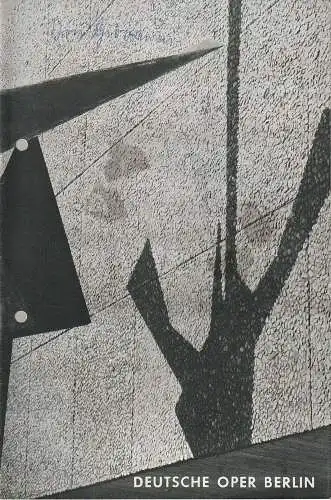 Deutsche Oper Berlin: Programmheft Wolfgang Amadeus Mozart DON GIOVANNI 23. November 1971  104. Aufführung (18). 