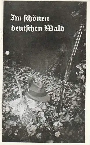 Deutsch-Sorbisches Volkstheater Bautzen, Jörg Liljeberg, Miroslaw Nowotny ( Fotos ): Programmheft Heinz Drewniok IM SCHÖNEN DEUTSCHEN WALD Spielzeit 1985 / 86 Heft-Nr. 5 (18). 