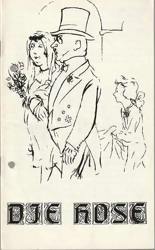 Deutsch-Sorbisches Volkstheater Bautzen, Bjarnat Noack, Klaus-Albrecht Hühn, Steffen Lange: Programmheft Carl Sternheim DIE HOSE Spielzeit 1980 / 81 Heft-Nr. 15 (18). 