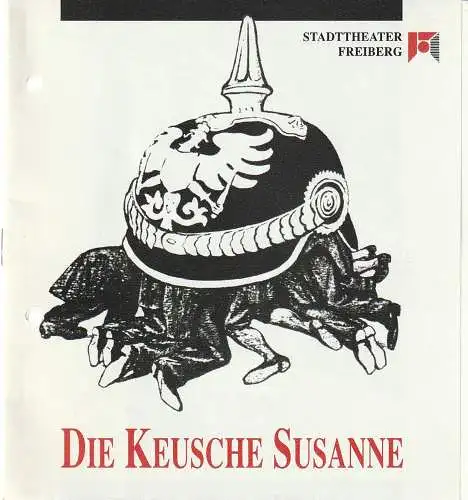 Stadttheater Freiberg, Juliane Piontek: Programmheft Jean Gilbert DIE KEUSCHE SUSANNE Spielzeit 1991 / 92 (18). 