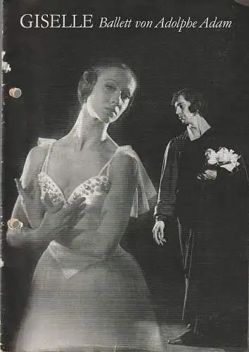 Leipziger Theater, Karl Kayser, Christoph Hamm, Dietrich Wolf: Programmheft Adolphe Adam GISELLE Ballett Premiere 11. März 1975 Spielzeit 1974 / 75 Heft 18 (18). 