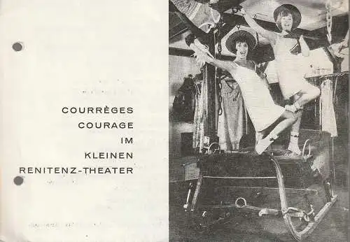 Renitenz-Theater Stuttgart, Gerhard Woyda: Programmheft DER KANZLER AUF DEM HEIßEN BLECHDACH (18). 