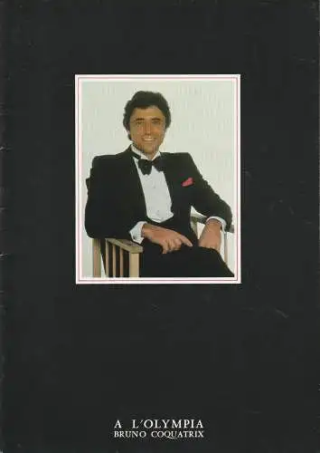 Olympia Bruno Coquatrix: Programmheft SACHA DISTEL SHOW 17 Juin 1980 (18). 