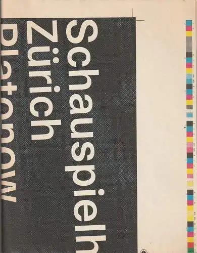 Schauspielhaus Zürich, Barbara Frey, Thomas Jonigk, Eva-Maria Krainz, Cornel Windlin: Programmheft Anton Tschechow PLATONOV Premiere 1. April 2011 im Pfauen Spielzeit 2010 / 11 Heft Nr. 18 (18). 