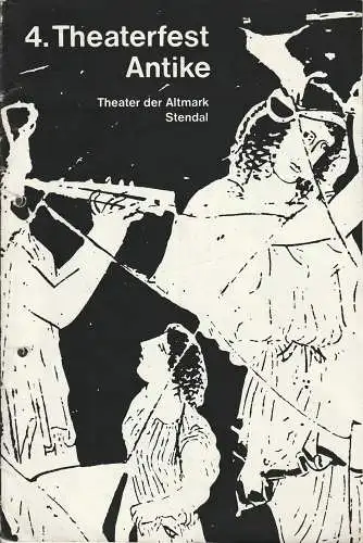 Theater der Altmark Stendal, Ulrich Hammer: Programmheft PLUTOS / ELEKTRA, GELIEBTE 4. THEATERFEST ANTIKE Spielzeit 1986 / 87 (18). 