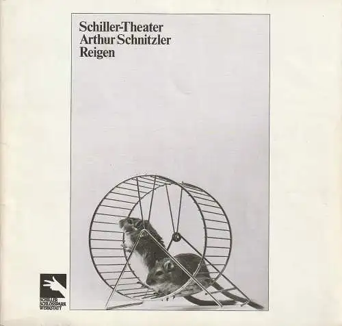 Staatliche Schauspielbühnen Berlins, Boy Gobert, Erika Gesell: Programmheft Arthur Schnitzler REIGEN Premiere 11. September 1982 Schiller-Theater Spielzeit 1982 / 83 (18). 