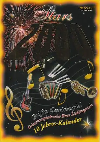 Wöste Concert: Programmheft STARS 2000 (18). 