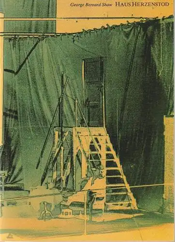Deutsches Theater Staatstheater der DDR, Dieter Mann, Eva Walch, Heinz Rohloff, Gisela Harich: Programmheft George Bernard Shaw HAUS HERZENSTOD Premiere 9. Juni 1990 Spielzeit 1989 / 90 (18). 