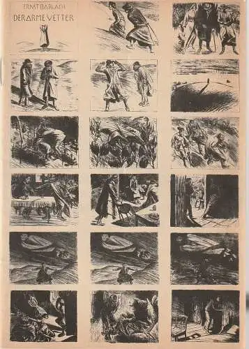 Schauspiel Köln, Hansgünther Heyme, Roberto Ciulli, Hans Schulze, Gerhard Kelling: Programmheft Ernst Barlach DER ARME VETTER Premiere 10. Februar 1977 (18). 