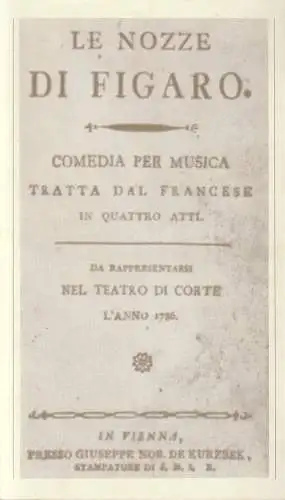 Oper der Stadt Köln, Michael Hampe, Irmgard Scharberth: Programmheft Wolfgang Amadeus Mozart LE NOZZE DI FIGARO 30. April 1983 (18). 