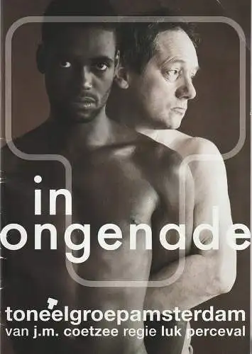 toneelgroep amsterdam: Programmheft J. M. Coetzee IN ONGENADE (18). 