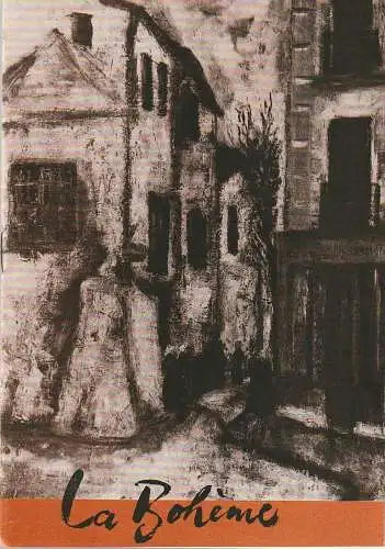 Städtische Bühnen Erfurt, Bodo Witte, Johannes Steurich, Walter Meißner, Regina Holland-Cunz: Programmheft Giacomo Puccini LA BOHEME Premiere 21. Januar 1977 Spielzeit 1976 / 77 Heft 9 (18). 