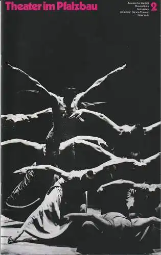 Theater im Pfalzbau, Rainer Antoine, Klaus Hoffmann: Programmheft THEATER IM PFALZBAU 2 1984 / 85 (18). 