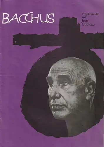 EURO-Studio Joachim Landgraf, Birgit Landgraf: Programmheft Jean Cocteau BACCHUS Spielzeit 1983 / 84 (18). 