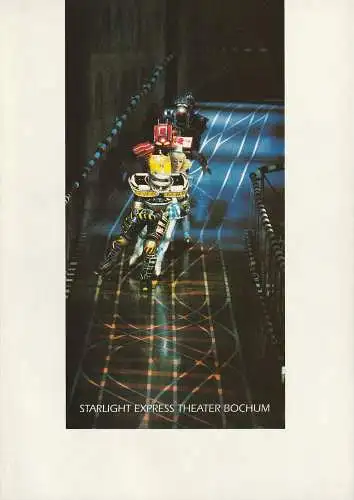 Stella Musical-Management, Starlight Express Theater Bochum, Rolf Deyhe, Friedrich Kurz: Programmheft Andrew Lloyd Webber STARLIGHT EXPRESS 1994 (18). 