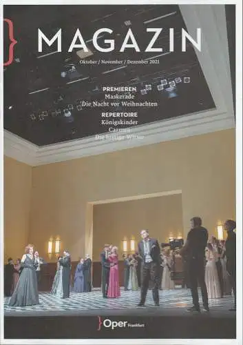 Oper Frankfurt, Bernd Loebe: MAGAZIN Oktober / November / Dezember 2021 (18). 