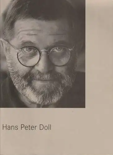 Oper Frankfurt, Martin Steinhoff, Brigitta Mazanec: HANS PETER DOLL 1925 - 1999 (18). 