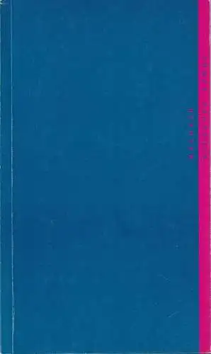 Oper Frankfurt, Urs Leicht, Dietmar Schwarz: Programmheft Giuseppe Verdi MACBETH Premiere 1. Juli 1990 Spielzeit 1989 / 90 (18). 