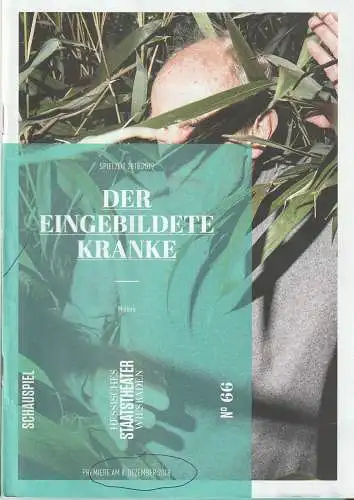 Hessisches Staatstheater Wiesbaden Schauspiel, Uwe Eric Laufenberg, formdusche, Wolfgang Behrens: Programmheft Moliere DER EINGEBILDETE KRANKE Premiere 8. Dezember 2018 Spielzeit 2018 / 2019 Heft 66 (18). 